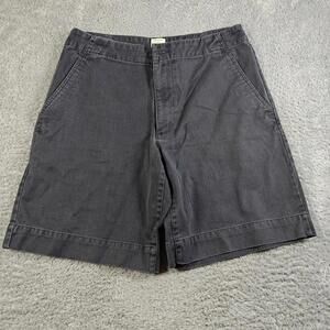 Gap Khakis Shorts Business 34 Casual Blue Flat Front Golf Chino Summer Mens